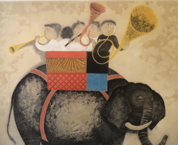 Lublin Graphics Artwork named Voyage Imaginaire I (Elephant) , By Artist Boulanger G. Rodo