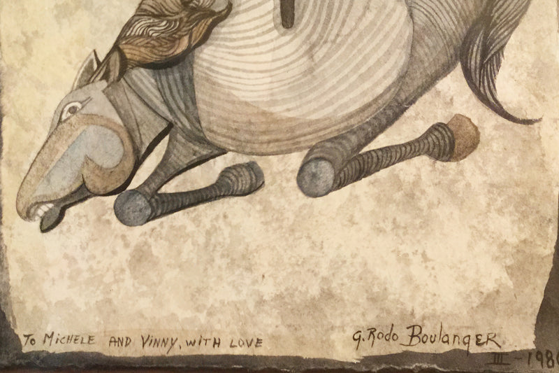 Lublin Graphics Artwork named A Cheval , By Artist Boulanger G. Rodo