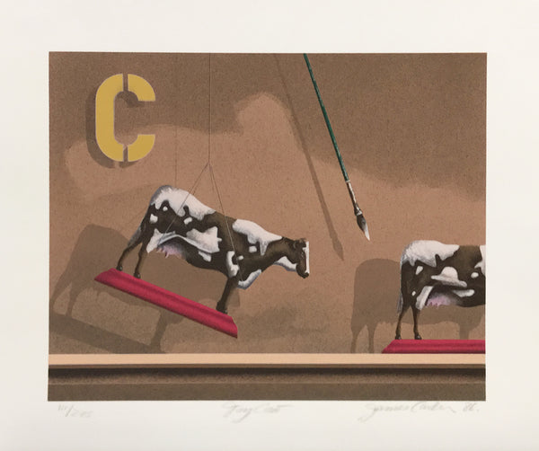 Lublin Graphics Artwork named Toy Maker Toy Cow , By Artist Carter James