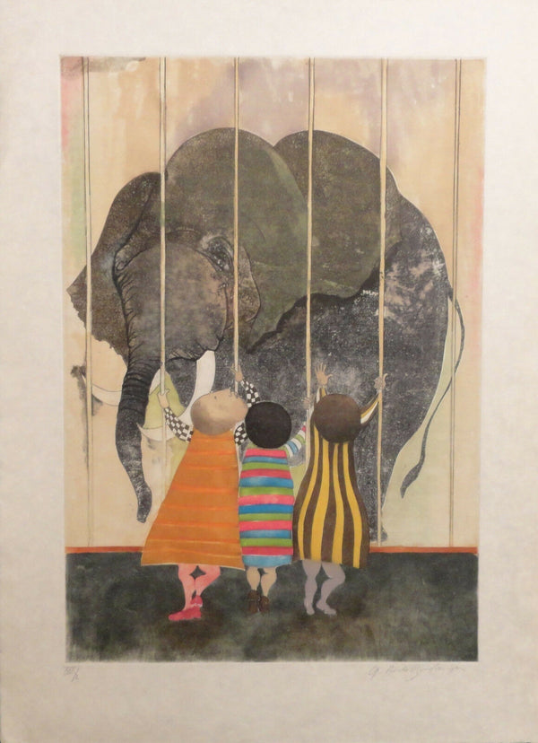 Lublin Graphics Artwork named Juliet Au Zoo , By Artist Boulanger G. Rodo
