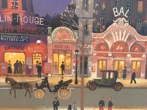 Lublin Graphics Artwork named Le Moulin Rouge , By Artist Delacroix Michel
