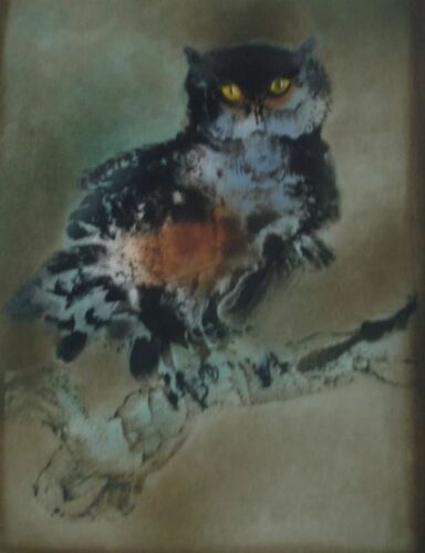 Lublin Graphics Artwork named Owl , By Artist Moti Kaiko