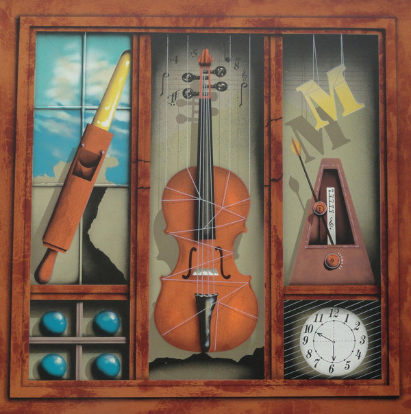 Lublin Graphics Artwork named Music Box #2 (Violin) , By Artist Carter James