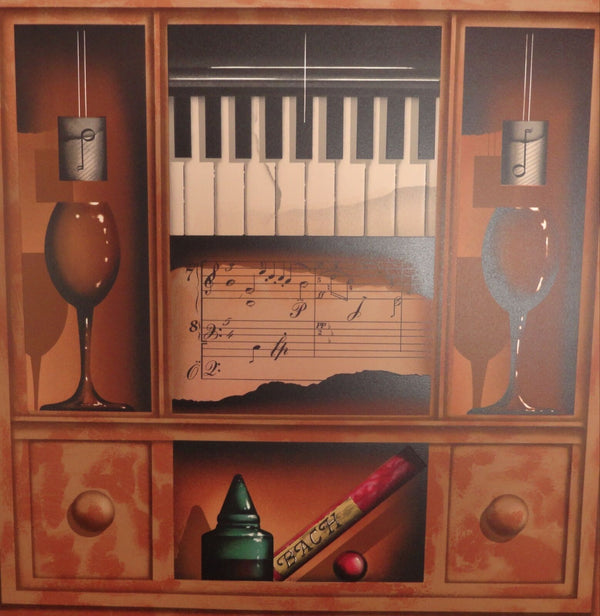 Lublin Graphics Artwork named Music Box #1 (Piano) , By Artist Carter James