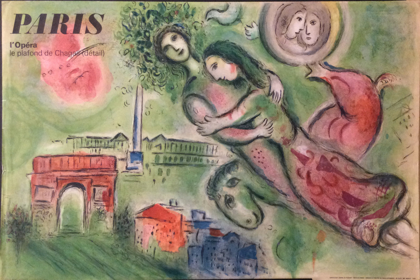 Chagall Paris opera Poster (Romeo & Juliet) – lublingraphics