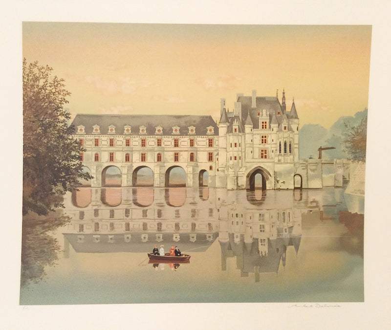 Delacroix "Chennonceau" (Chateaux de la Loire series)