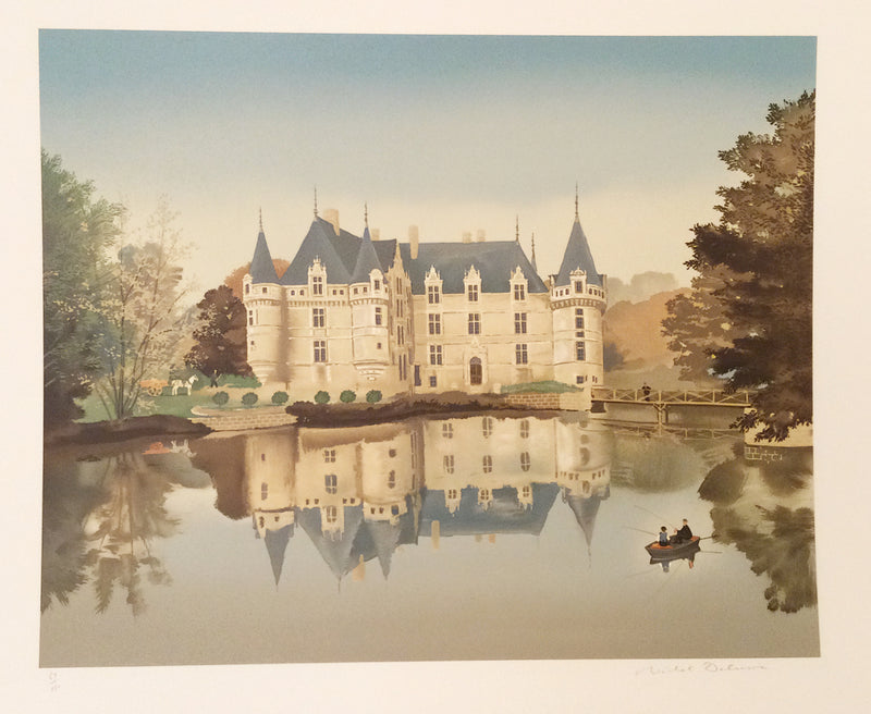 Delacroix "Le ChateauAzay Le Rideau" (from Chateaux de la Loire series)