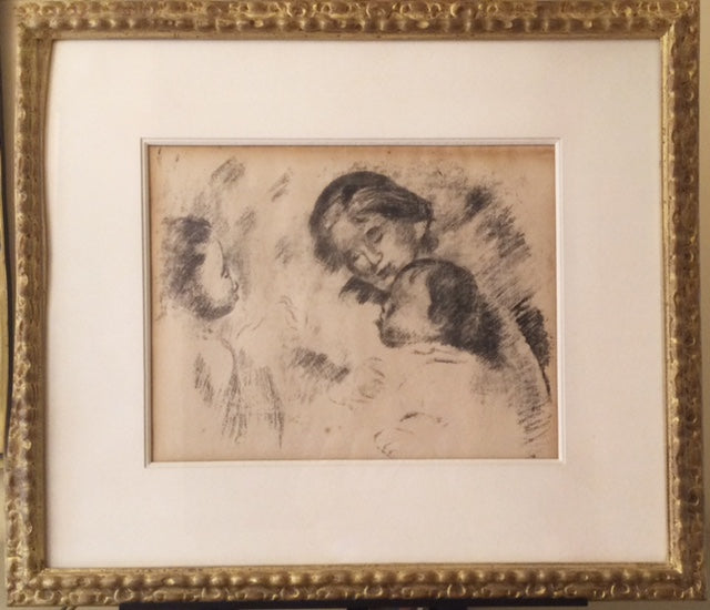 Renoir Une Mere et Deux Enfants